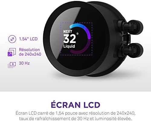NZXT CPU vandens aušinimo Kraken 360 RGB LCD