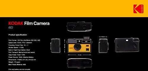 KODAK I60 REUSABLE CAMERA Juodas/Geltonas