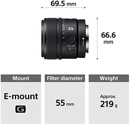 Objektyvas Sony E 15mm F1.4 G (Juodas) | (SEL15F14G)