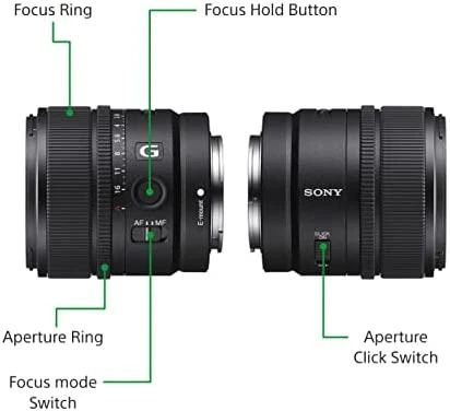 Objektyvas Sony E 15mm F1.4 G (Juodas) | (SEL15F14G)