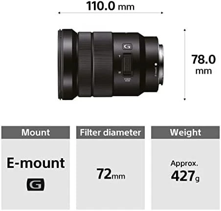 SONY SEL-P18105G Objektyvas
