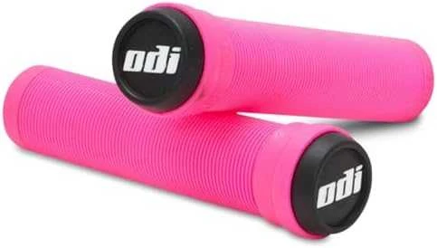 Vairo rankenėlės ODI Soft Longneck BMX Flangless 135mm Bright Raudona