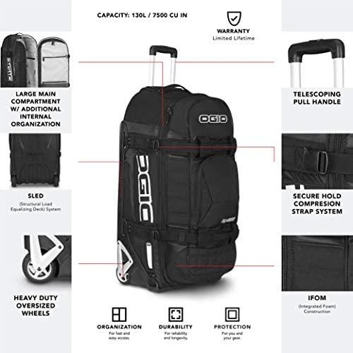 OGIO TRAVEL BAG RIG 9800 Juodas P/N: 121001_03