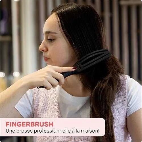 Šepetys plaukų džiovinimui Olivia Garden Fingerbrush Combo Small Hair