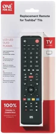 One For All Vienas visiems TOSHIBA URC1919 pakaitinis nuotolinio valdymo pultas