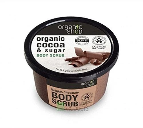 Šveitiklis kūnui atstatomasis ORGANIC SHOP Chocolate, 250 ml