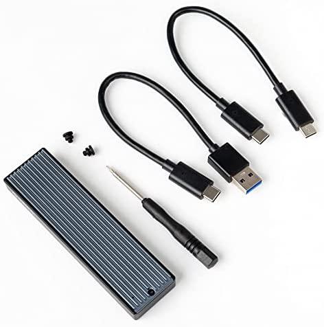 Išorinio disko korpusas SDD M.2 Orico NVME USB-C 3.1 Gen.2 10Gbps – juodas