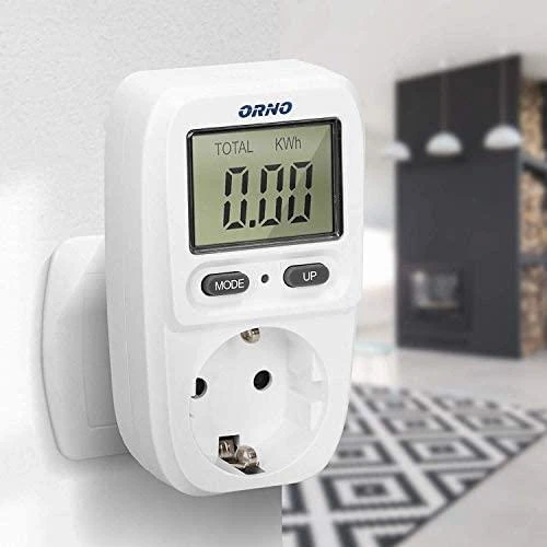 Energijos suvartojimo skaitiklis su LCD ekranu