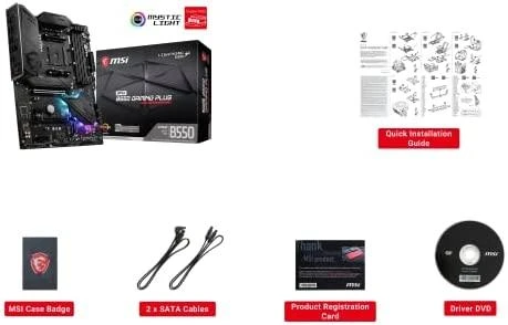 Pagrindinė plokštė MSI MPG B550 Gaming Plus