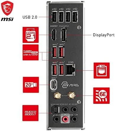 Pagrindinė plokštė MSI MAG B760 TOMAHAWK WIFI | Intel B760 Express | LGA1700 | ATX | Atmintis DDR5 | Atminties lizdai 4 | 1xPCI-Express 1x | 2xPCI-Express 16x | 3xM.2 | 1xHDMI | 1xDisplayPort