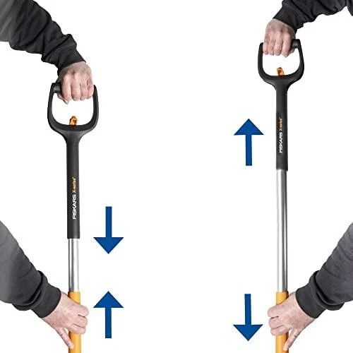 Fiskars X-series teleskopinis stūmiklis sniegui