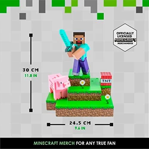 Paladone Minecraft Steve Diorama Figural lempa