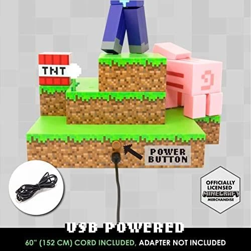 Paladone Minecraft Steve Diorama Figural lempa