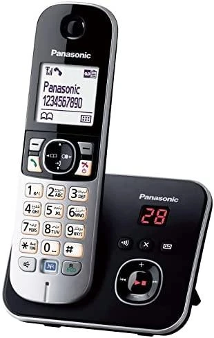 Belaidis telefonas Panasonic KX-TG6821, pilkas