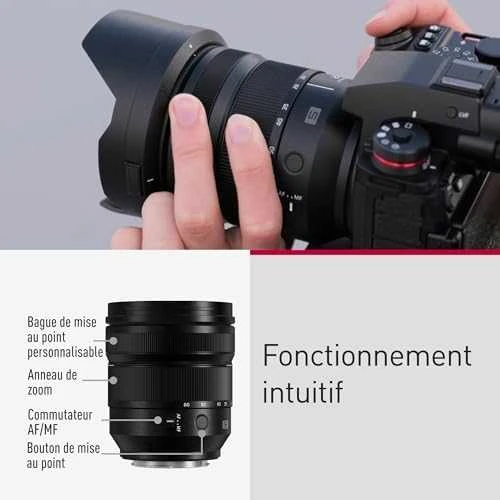 „Panasonic Lumix S 24-60mm f/2.8“ objektyvas