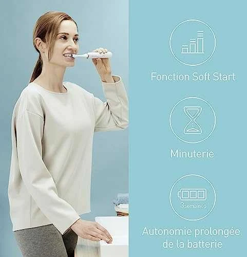 Panasonic | Sonic Elektrinis dantų šepetėlis | EW-DC12-W503 | Įkraunamas | Suaugusiems | Šepetėlių skaičius galvutės įeina 1 | Number of teeth brushing modes 3 | Sonic technology | Golden Baltas