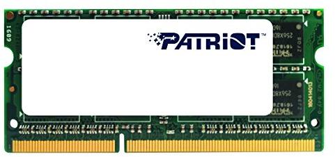 Nešiojamo kompiuterio atmintis „Patriot Signature“ nešiojamojo kompiuterio atmintis, SODIMM, DDR3L, 4 GB, 1600 MHz, CL11 (PSD34G1600L2S)