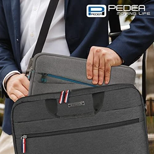 PEDEA Fashion Planšetinis kompiuteris Case Sleeve Bag 12.9 inch with pockets for accessories, pilkas