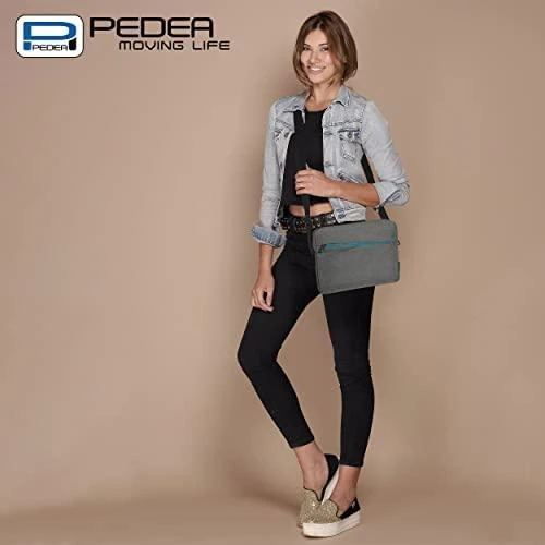 PEDEA Fashion Planšetinis kompiuteris Case Sleeve Bag 12.9 inch with pockets for accessories, pilkas