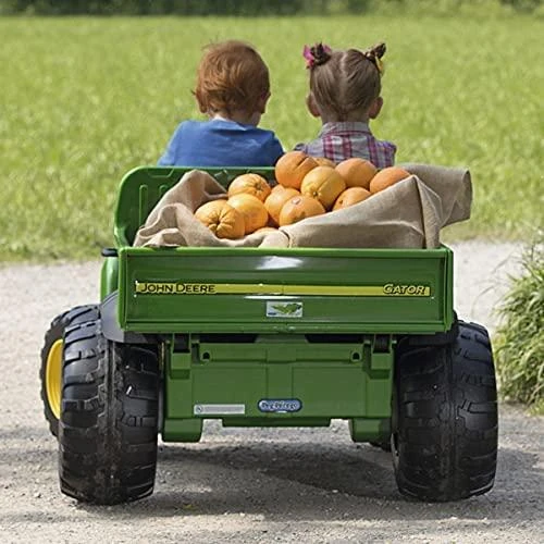 Peg Perego John Deere Double visureigis, maitinamas 12V Gator HPX akumuliatoriumi