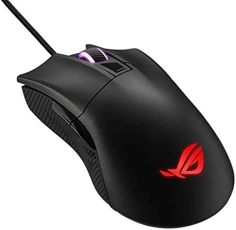 Optinė laidinė pelė Asus ROG Gladius II Core, 6 200-dpi/Omron switches with 50-million-click durability/lightweight - 92,5 g/Aura Sync