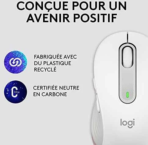 Belaidė pelė Logitech Signature M650 L, baltos spalvos