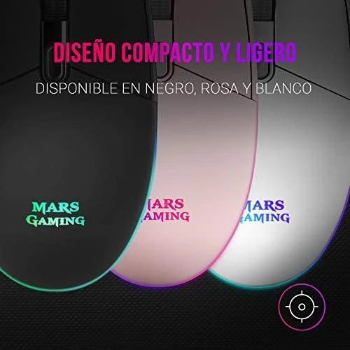 Pelė žaidimams Mars Gaming MMG Blanco