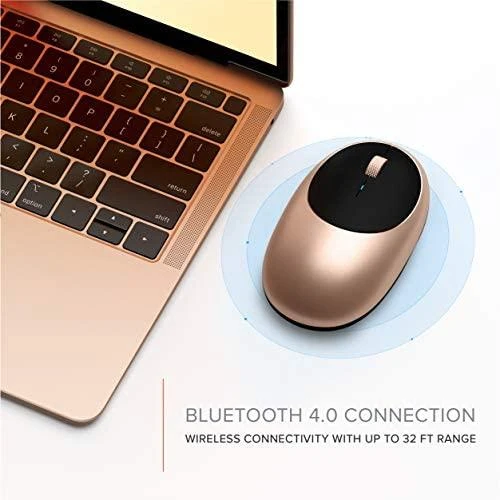 Belaidė pelė Satechi 1200 dpi bluetooth M1 auksinis