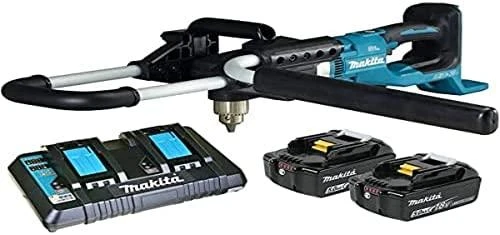 Žemės grąžtas Makita DDG460T2X7; 2x18 V; 2x5,0 Ah akum.