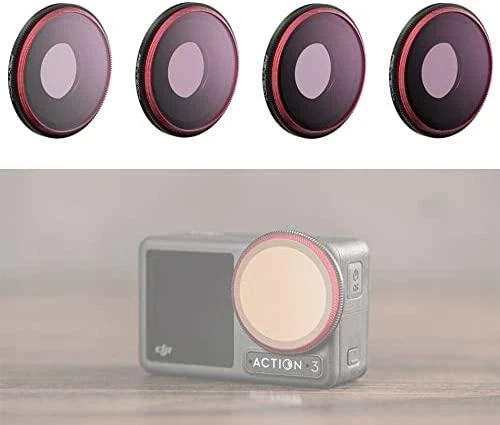 ND-PL filtro rinkinys PGYTECH (8/16/32/64), skirtas DJI Osmo Action 3