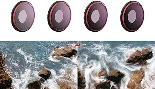 ND-PL filtro rinkinys PGYTECH (8/16/32/64), skirtas DJI Osmo Action 3