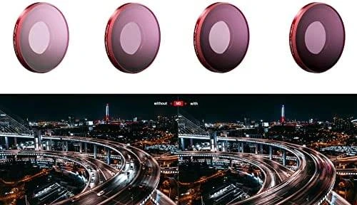 PGYTECH OSMO ACTION 3 filtro ND rinkinys (ND 8 16 32 64)