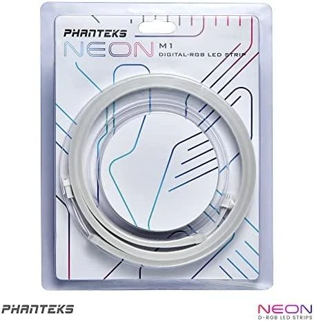PHANTEKS Neon Digital RGB LED juosta – 1 m, balta