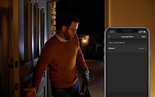 Philips Hue Baltos šviesos stulpinis lauko šviestuvas Lucca
