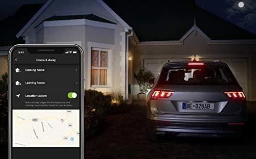 Philips Hue Baltos šviesos stulpinis lauko šviestuvas Lucca