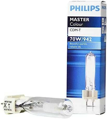 Philips CDM-T 70W 942 METAL halogeninė lempa 70W G12 SKAIDRI 942 NW 4200K 6300LM