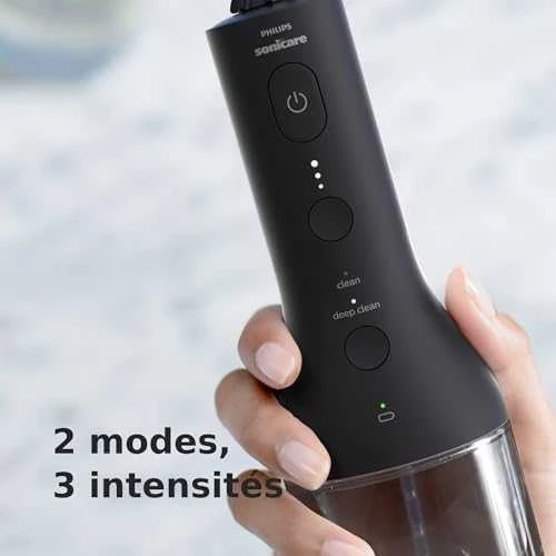 Burnos irigatorius ir dantų šepetėlis Philips Sonicare Cordless Power Flosser „DiamondClean 9000“  HX3886/43
