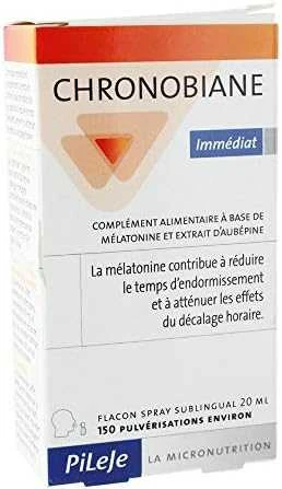 Maisto papildas su melatoninu geram miegui Pileje Chronobiane Instant 20ml