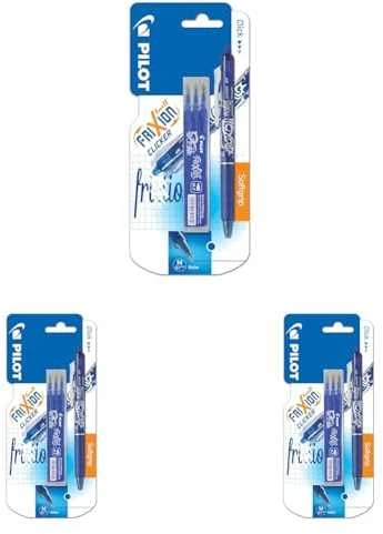 Pilot Pen Pilot Pióro kulk. FriXion Clicker mėlyna 0.7 + įdėklai