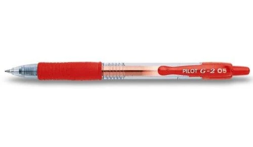 Pilot Pen Gelinis rašiklis Pilot G-2 0,5 mm, raudona