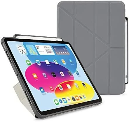 Pipetto Origami No3 Pieštukas dėklas, pilkos spalvos – Apple iPad (A16) / Apple iPad (2022)