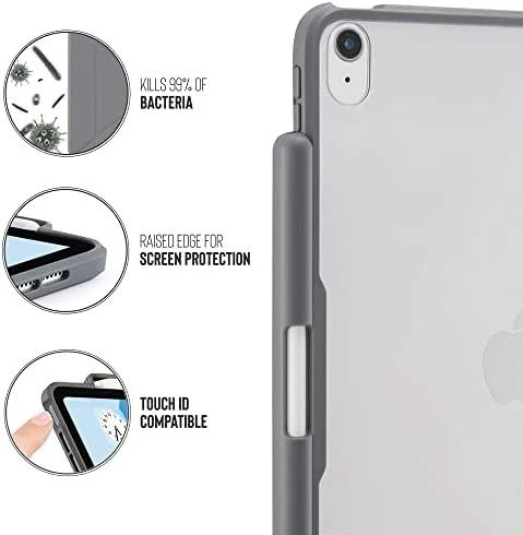 Pipetto Origami No3 Pieštukas dėklas, pilkos spalvos – Apple iPad (A16) / Apple iPad (2022)