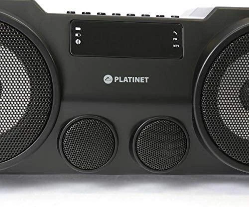 Nešiojama belaidė kolonėlė Platinet PMG76B, Juoda