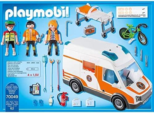 70049 PLAYMOBIL® City Life, Greitoji pagalba su garsais ir šviesomis