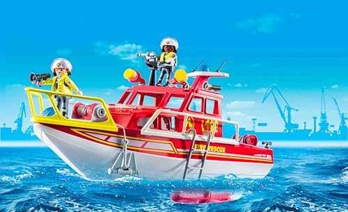 Playmobil Action Heroes 71598 Łódź ratownicza straży pożarnej