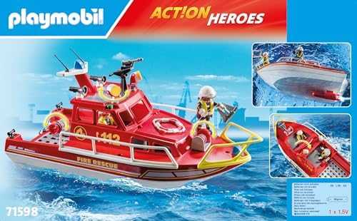Playmobil Action Heroes 71598 Łódź ratownicza straży pożarnej