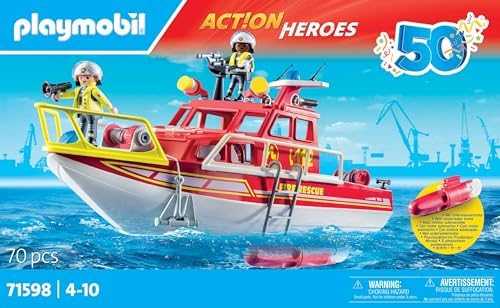 Playmobil Action Heroes 71598 Łódź ratownicza straży pożarnej