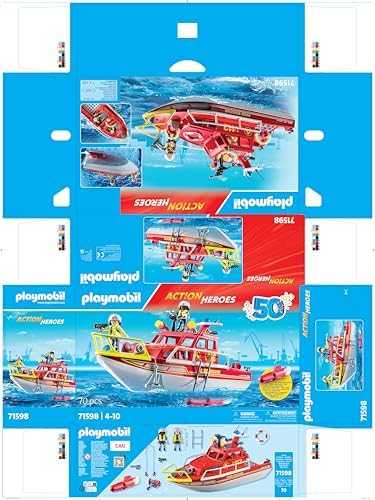 Playmobil Action Heroes 71598 Łódź ratownicza straży pożarnej