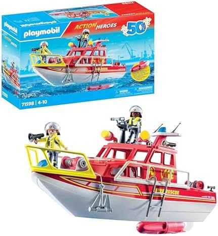 Playmobil Action Heroes 71598 Łódź ratownicza straży pożarnej