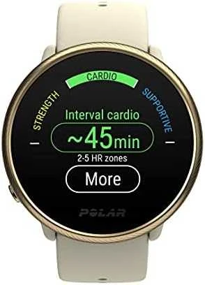 Išmanusis laikrodis Polar Ignite 3 Titanium, S-L dydžio, Juodos spalvos